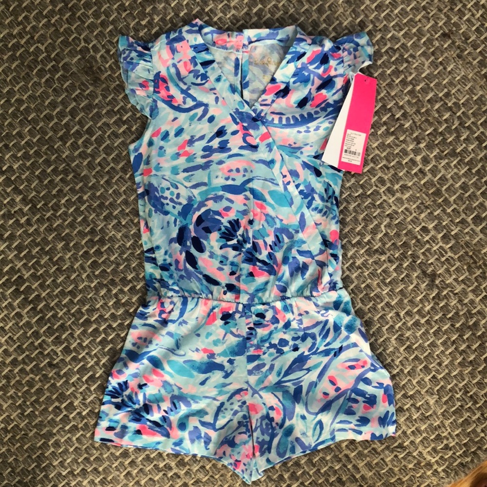 Lilly Pulitzer girls Romee romper